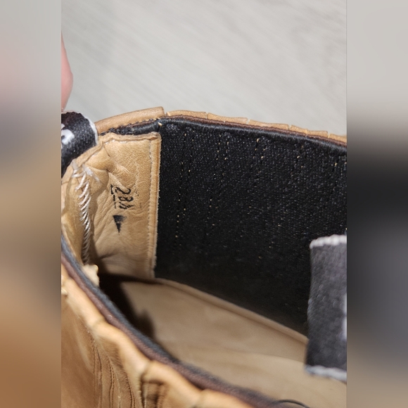 Jinetes Boots Mens 9.5 Brown Square Toe Suede Slip On Made In Mexico - Picture 9 of 16